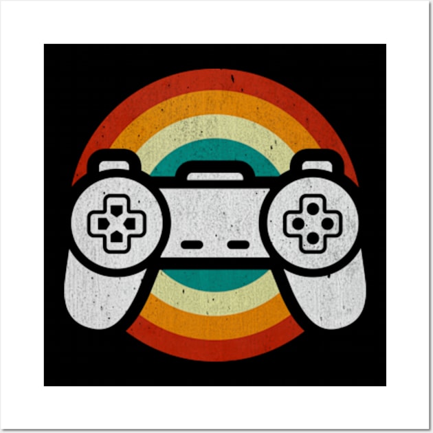 Retro Gamer Controller Wall Art by Emma Creation